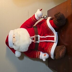 Vintage Hallmark Polar Express Battery Operated Plush Santa